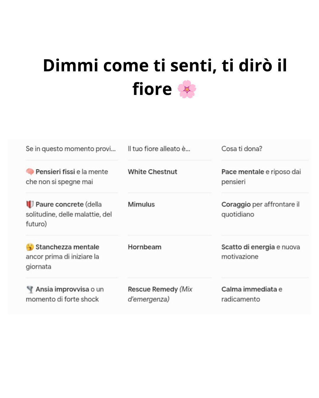 Fiori di Bach